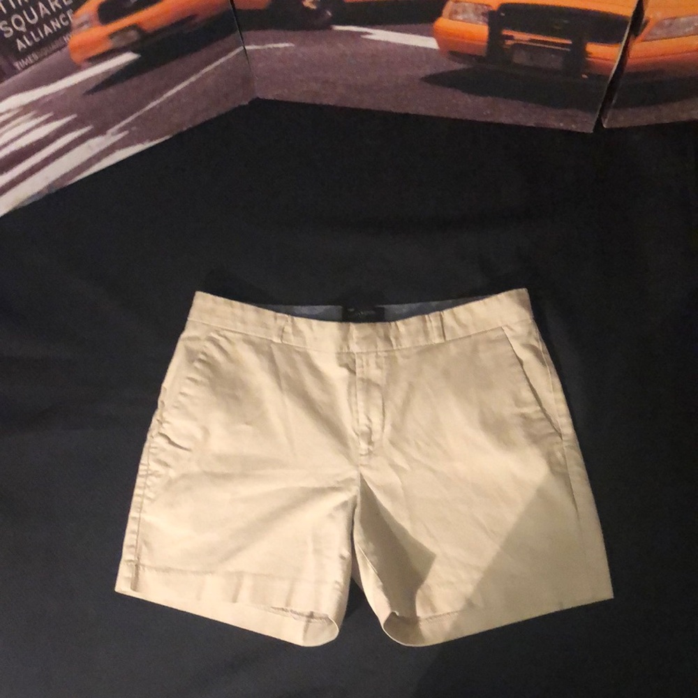 Banana Republic Tan Bermuda Shorts Cotton Blend